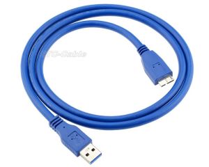 USB 3-d. 0 uur tot USB 3.0 Micro BM blauw kleur kabel
