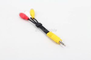 3.5 stekker mm Male naar 3 RCA Female Adapter Audio Video kabel