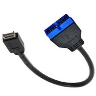 USB 3.1-header op voorpaneel naar USB 3.0 20Verlengkabel met pin-header